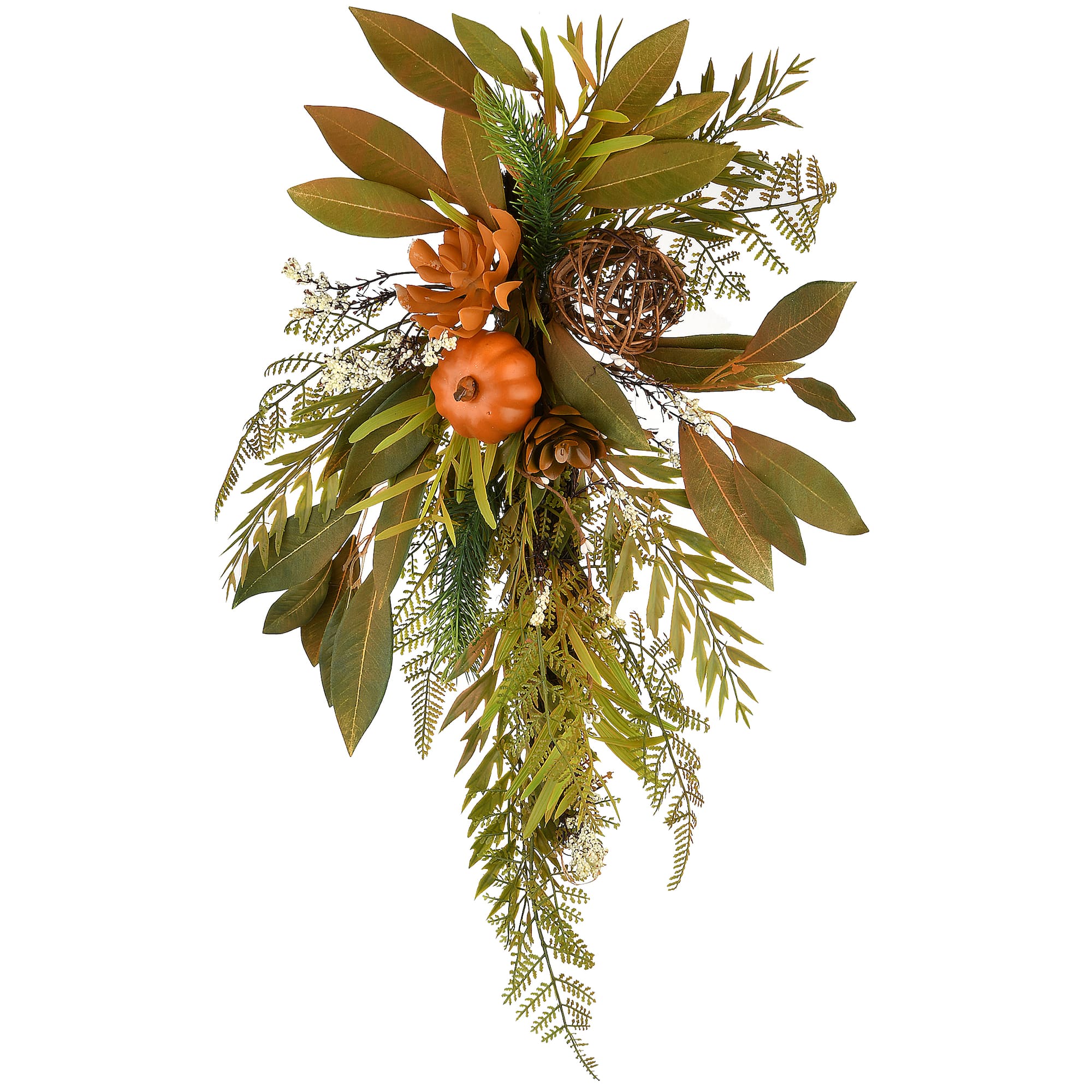 26" Harvest Wall Flower Swag